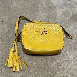 Tory Burch Yellow Crossbody Bag